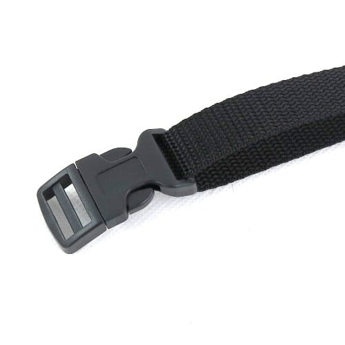 Klamra 20 mm z regulatorem (wygięta) czarna