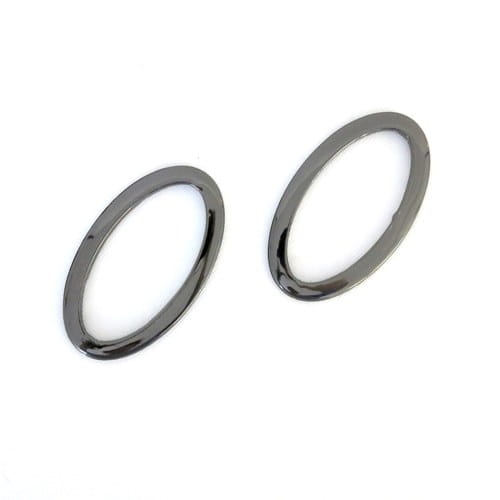 Ucha do torby metalowe - czarne 7 cm x 12 ..JPG