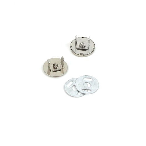 Magnes - zapięcie kolor srebrny 14 mm