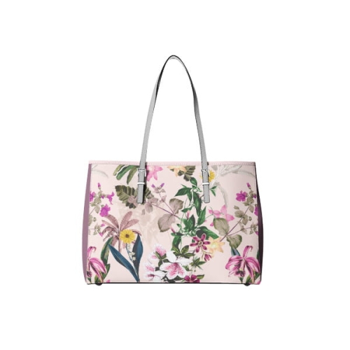 TKANINA WODOODPORNA Kwiaty na różowym tle bag.jpg