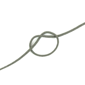 Sznurek bawełniany 3 mm pleciony khaki