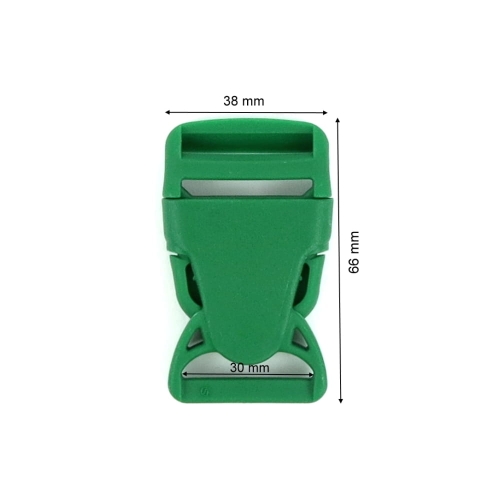 Klamra 30 mm (zapięcie) zielona