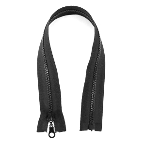 Zamek kostkowy rozdzielczy 5 mm/40 cm kolor czarny
