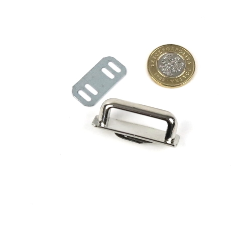 Uchwyt do torebki kolor srebrny 25 mm