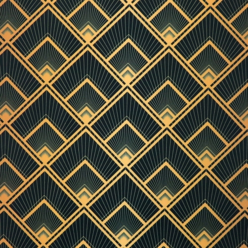 WELUR TAPICERSKI Art deco romby