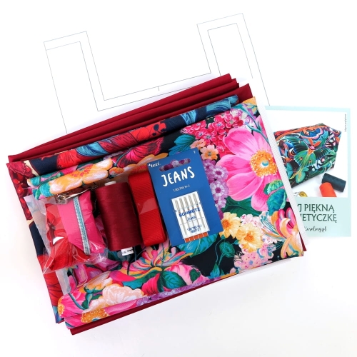 Box prezentowy - kosmetyczka kwadratowa