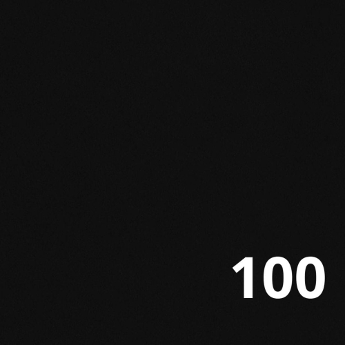 100 - czarny