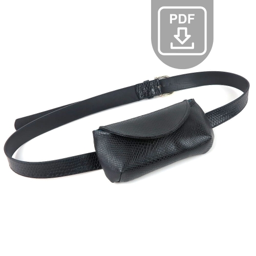 Wykrój - etui do paska i na okulary (dwa rozmiary)