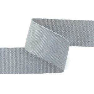 Taśma lamówkowa 20 mm poliestrowa jasnoszara