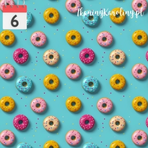 TKANINA WODOODPORNA OXFORD Donuty [6]