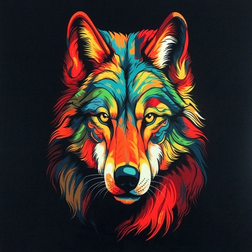 Panel wodoodporny 50x50 cm Wilk