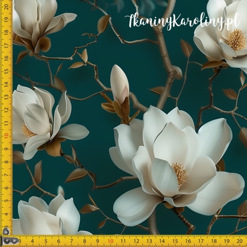 WELUR TAPICERSKI - Gałązki magnolii 3D [6].jpg