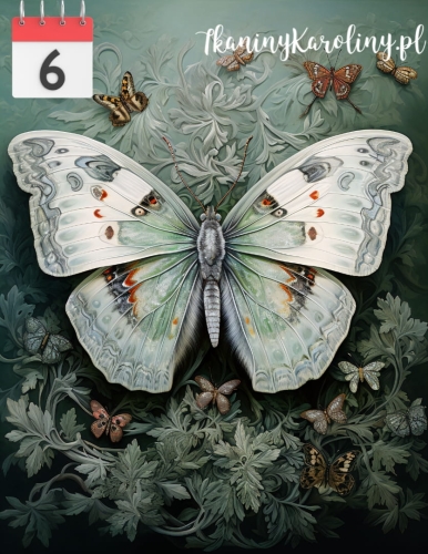 Panel wodoodporny 40x50cm Nocny motyl [6]
