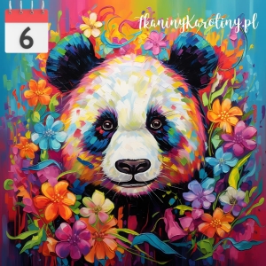 Panel wodoodporny 50x50cm Panda [6]