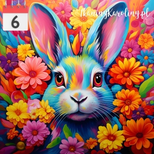 Panel wodoodporny 50x50cm Zając [6]