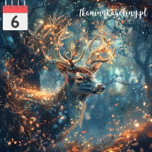 Panel wodoodporny 50x50cm Magiczny jeleń 7 [6]