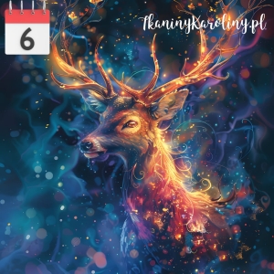 Panel welurowy Magiczny jeleń 4 [6]