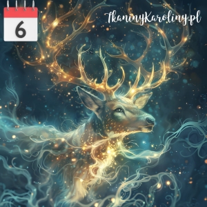 Panel welurowy Magiczny jeleń 5 [6]
