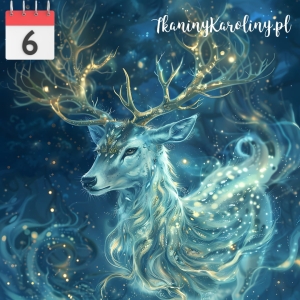 Panel welurowy Magiczny jeleń 6 [6]