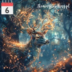 Panel welurowy Magiczny jeleń 7 [6]