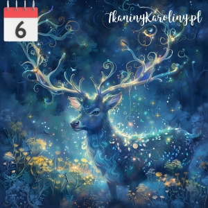 Panel welurowy Magiczny jeleń 15 [6]