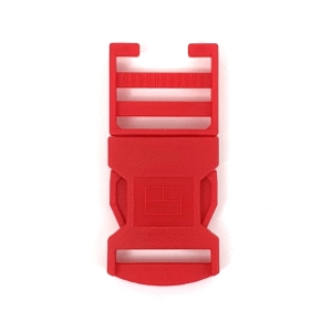 Klamra 30 mm z regulatorem (zapięcie) czerwona