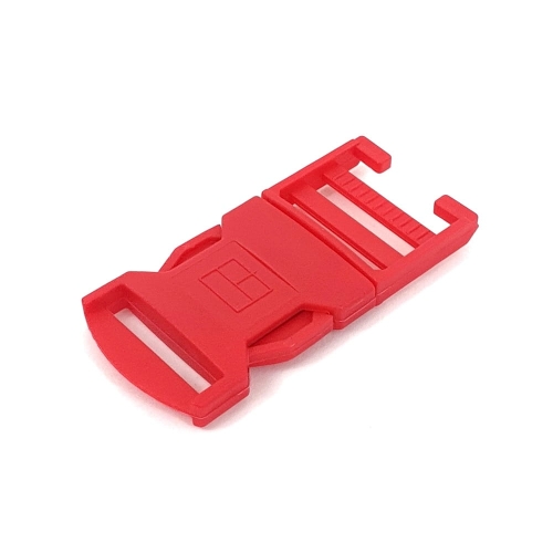 Klamra 30 mm z regulatorem (zapięcie) czerwona
