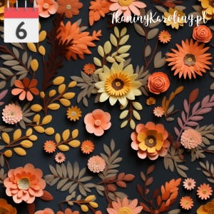 WELUR TAPICERSKI Kwiaty filcowe 3 [6]