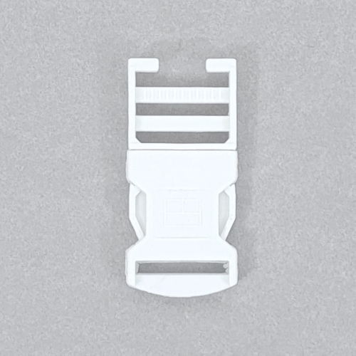 Klamra 30 mm z regulatorem (zapięcie) biała
