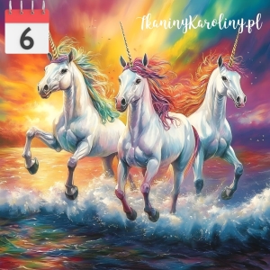 Panel wodoodporny Jednorożce w galopie [6]