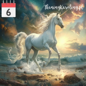 Panel welurowy Jednorożec ocean [6]