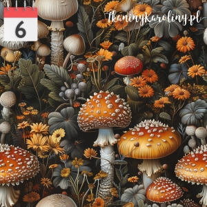 WELUR TAPICERSKI Grzyby leśne 7 [6]