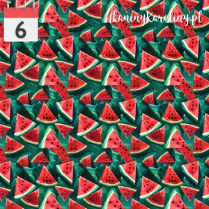 WELUR TAPICERSKI Arbuzy malowane [6]