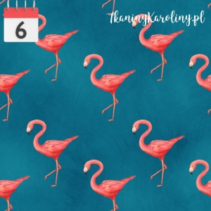 WELUR TAPICERSKI Flamingi [6]