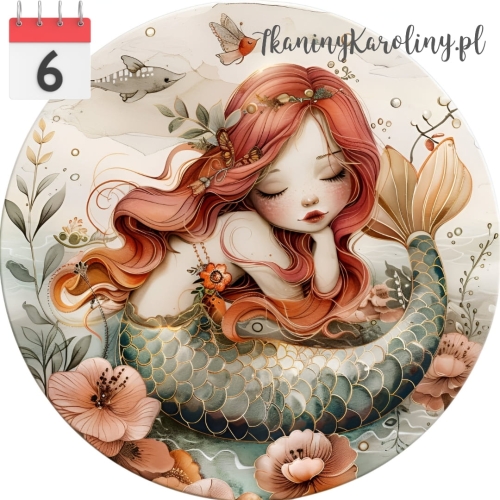 Panel welurowy okrągły Syrena 4 [6]