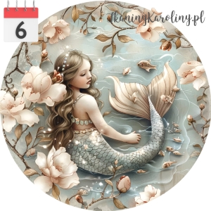 Panel welurowy okrągły Syrena 13 [6]