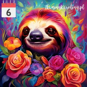 Panel welurowy Leniwiec [6]