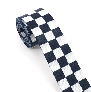 Taśma nośna 38 mm poliestrowa szachownica