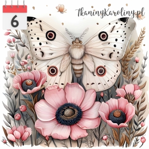 Panel wodoodporny 50x50cm Motyl nocny 20 [6]