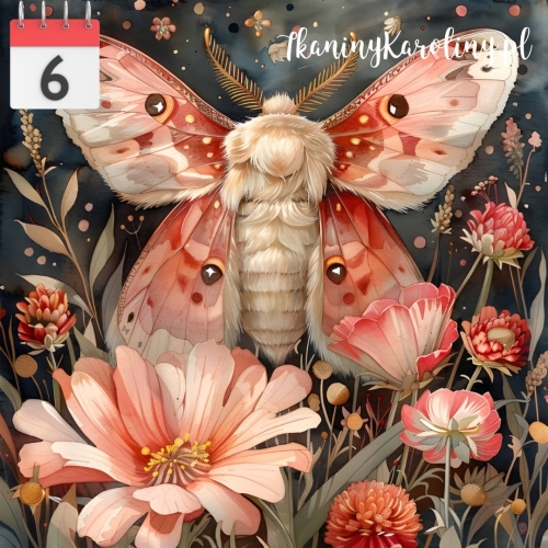 Panel wodoodporny 50x50cm Motyl nocny 18 [6]