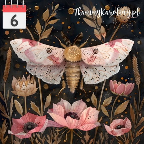 Panel wodoodporny 50x50cm Motyl nocny 17 [6]