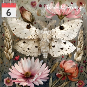 Panel wodoodporny 50x50cm Motyl nocny 4 [6]