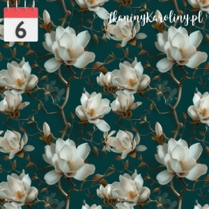 SOFTSHELL WODOODPORNY Gałązki magnolii 3D [6]