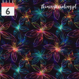 SOFTSHELL WODOODPORNY Kwiaty neon 2 [6]