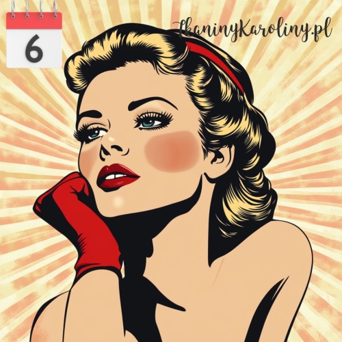 Panel welurowy Kobieta retro 8 [6]