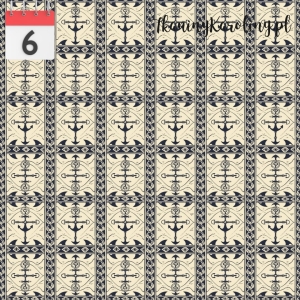 WELUR TAPICERSKI Wzór żeglarski 2 [6]