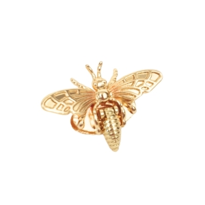 Zapięcie 45x33 mm pszczoła kolor złoty