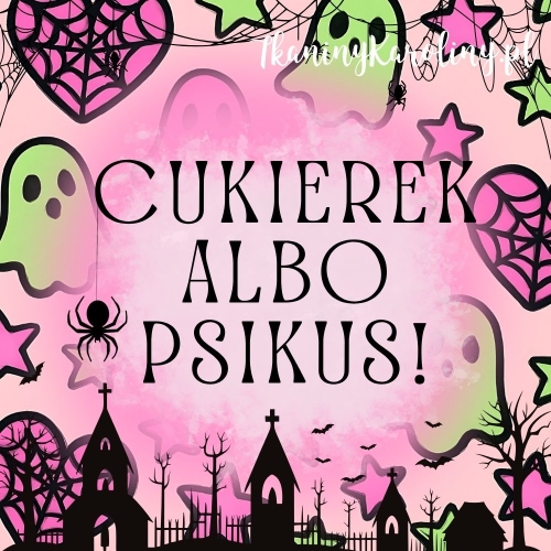 Panel wodoodporny, Neon Halloween - duchy i pajęcze serca 50x50cm