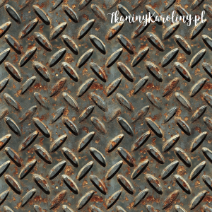 SOFTSHELL WODOODPORNY - Metal i rdza - Ryflowana Stal [6-8]