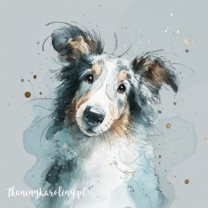 Panel wodoodporny - Sheltie malowany
